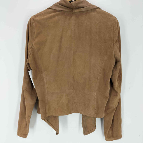 マンゴー MNG ゴートレザー スエードジャケット レディース JPN:XL